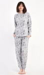 Dámske dlhé pyžamo Sofia šedá L