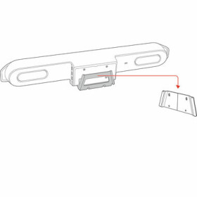 Poly Studio X52 Wall Mount / Montáž na stenu / pre Poly Studio X52 (875L8AA)