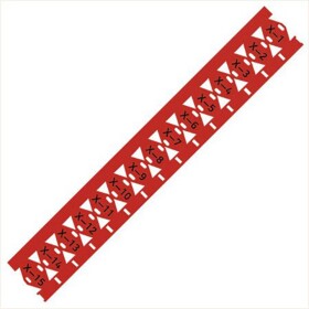 WAGO 211-835/000-005 211-835/000-005 značkovač káblov Potlačiteľná plocha: 25 x 10 mm červená Počet markerov: 500 500 ks; 211-835/000-005