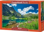 Castorland 54145 Puzzle Czarny Staw pod Rysami, Tatry, Poľsko