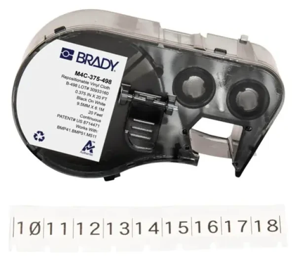 BRADY Etikety pre štítkové tlačiarne / Etikety / Samolepiace / pre M410, BMP41, M510, BMP51, BMP53, M511 (M4C-375-498)