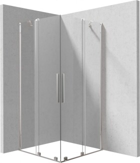 DEANTE - Sprchovací kút Prizma chróm, štvorcová, 90x90 cm KPN0P09P09