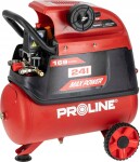 NoName KOMPRESOR OLEJOWY 24L, 1500W/2KM, 8BAR, 169L/MIN PROLINE