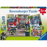 Ravensburger Záchranné zložky v akcii - 3x49 dielikov