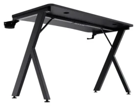 Trust GXT700 Omnius čierna / Herný stôl / 120 x 60 x 76 cm / kovové nohy (25420)