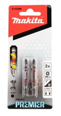 Makita E-03268 Impact Premier / torzný bit (C-form) / PH1-50mm 2ks (E-03268)