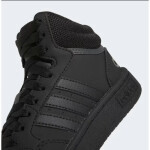 Unisexová juniorská členková obuv Hoops Mid 3.0 K Jr HR0228 Čierna – Adidas 38 2/3 černá