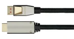 Python DisplayPort - HDMI čierny / Prepojovací kábel / DP 1.4 - HDMI 2.0 / 3 m / 4K 60Hz (GC-M0218)