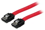 StarTech SATA červený / Kábel / SATA 7-pin - SATA 7-pin / so zámkom / 20 cm / 6 Gbit/s (LSATA8)
