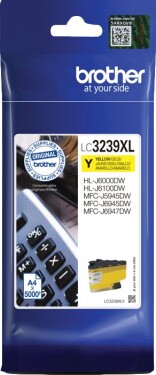 Brother Toner originálny LC3239XLY h-yield yellow| 5000 str | MFCJ6947DW