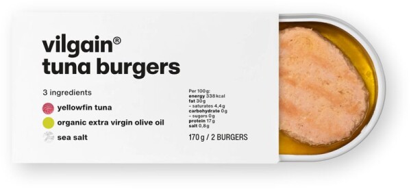 Vilgain Tuniakové burgery – 170 g
