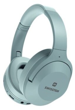 Swissten HURRICANE šedá / Bluetooth stereo slúchadlá / mikrofón / 3.5mm jack / FM / microSD / USB-C (52510504)