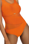 Dámske jednodielne plavky Fashion Sport S36-27 oranžové Self