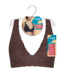 Dámská podprsenka Sloggi Zero Feel Lace 2.0 Top hnědá BROWN