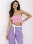 Nohavice DHJ SP 8830.77 light purple jedna velikost