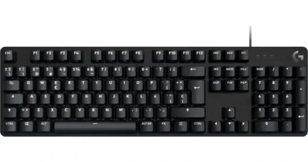 Logitech G413 SE čierna / Herná klávesnica / USB / podsvietená / Kailh Brown / ES (920-010558)