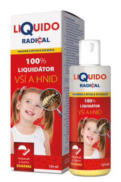 LIQUIDO Radical 125 ml + hrebienok a čiapka 125 ml + hrebienok + čiapka