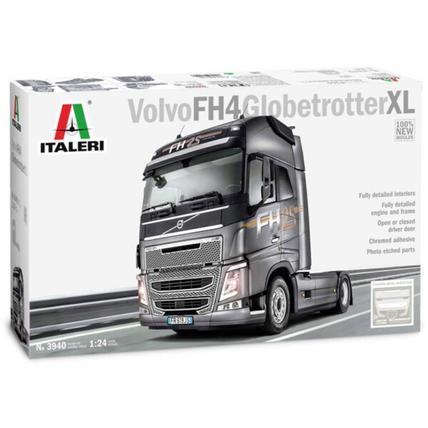 Italeri Model Kit truck Volvo FH4 Globetrotter XL 1:24