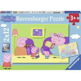 Ravensburger Prasiatko Peppa - 2 x 12 dielikov