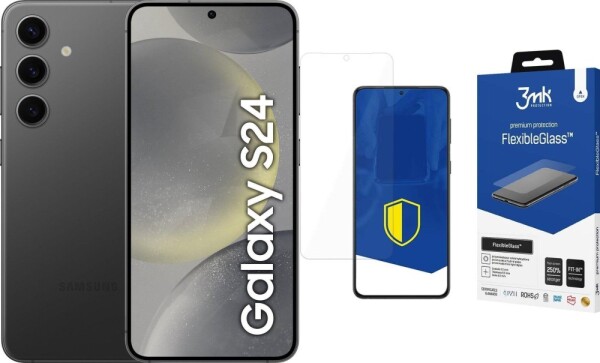 Samsung Galaxy S24 5G 8/256GB Czarny (SM-S921BZK) + FlexibleGlass