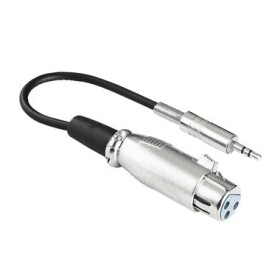 Hama audio redukcia XLR zásuvka - jack 3.5 mm stereo vidlica (41908-H)