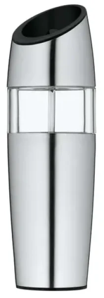 WMF elektrický mlynček na korenie strieborná / regulácia jemnosti mletia / nerez / Výška: 20 cm / 6x AAA (06.6734.6030)