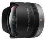 Panasonic Lumix G 3,5/8 Fisheye / Objektív / Fisheye / Micro Four Thirds / 8 mm f/3,5 (H-F008E)