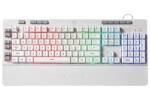 Redragon K512 RGB Shiva biela / Herná klávesnica / membránová / RGB / USB / US layout (K512W-RGB)