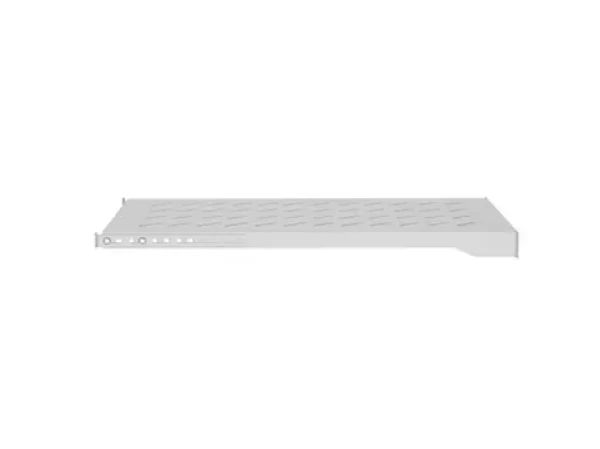 Lanberg AK-1010-S sivá / Polica do racku / 19" / 1U / hĺbka 1000 mm / nosnosť 25 kg (AK-1010-S)