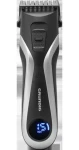 Grundig MC 8840 čierno-strieborná / Zastrihávač vlasov a fúzov / displej / rýchlonabíjanie / NiMH batéria (GMS2270)