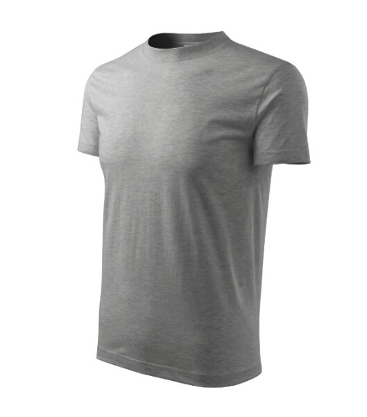 Klasické unisex tričko tmavosivé 2XL