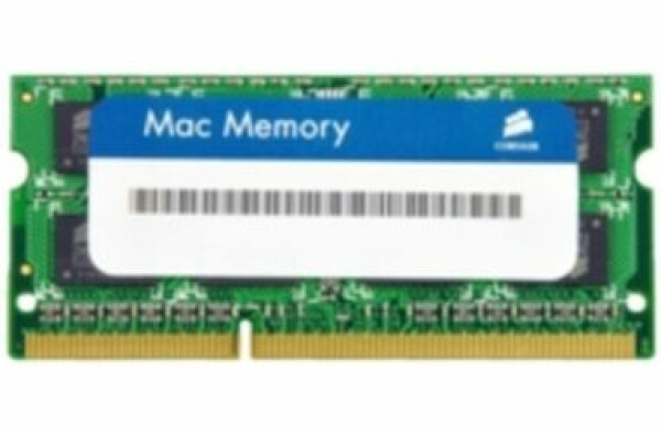 Corsair MAC 4GB (1x4GB) 1333MHz / SO-DIMM / DDR3 / CL9 / 1.5V / pre Apple (CMSA4GX3M1A1333C9)