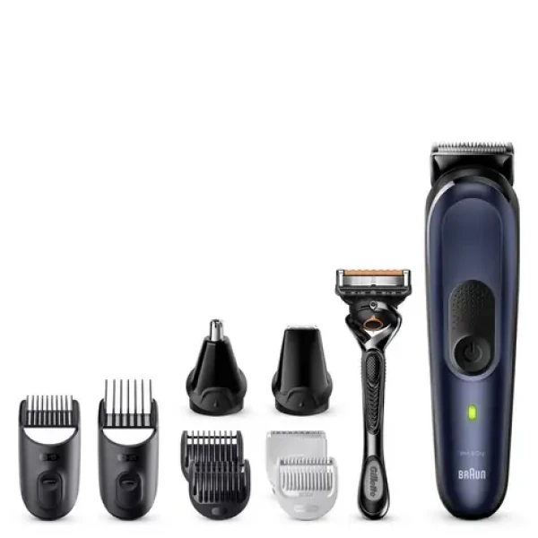 Braun MGK7410 All-in-One / Zastrihávač / Pánsky / 100 min prevádzka / 10 nástavcov / 1 - 21 mm (447238)
