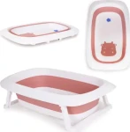 ECOTOYS Skladacia vanička Kravička - ružová / od 0 rokov (HA-B31 PINK)