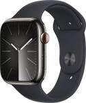 Apple Watch 9 GPS + Cellular 45mm Midnight Alu Sport S/M Modrý (MRMV3QP/A)