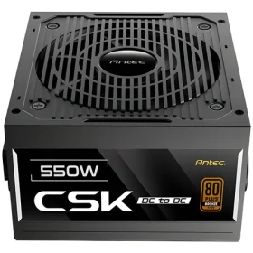 Antec CSK 550 DC EC čierna / Zdroj / 550 W / ATX / 80 PLUS Bronze / aktívny PFC / 120 mm (0-761345-20102-5)