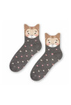 Ponožky Steven art.099 Vybrané vzory 35-40 melanžově šedá 35-37