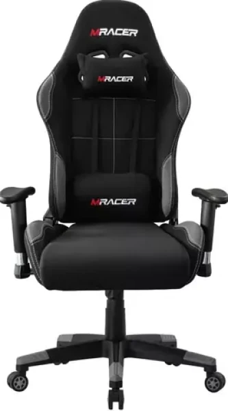 Mercury MRacer herná stolička čierno-šedá látková / 127-136cm / látka / 120 kg (1049080)