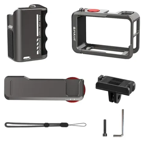 Puluz PU1058TS / Kovové puzdro s rukoväťou / pre DJI OSMO Action 5 Pro, 4, 3 / hliník (PU1058TS)