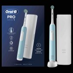 Oral-B Pro Series 1 modrý / Elektrická zubná kefka / oscilačné / 3 režimy / časovač / senzor tlaku (8006540789162)