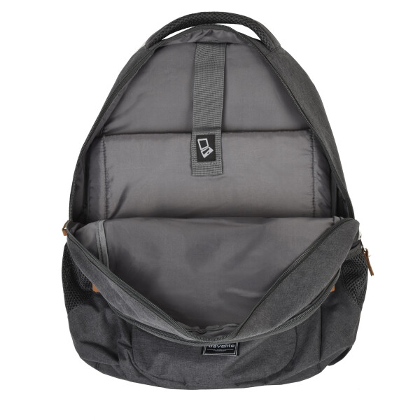 Batoh na notebook Travelite Basics Backpack Melange Anthracite