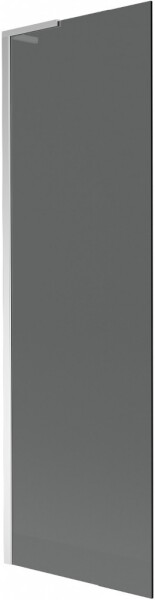 MEXEN/S - Next L vaňová zástena FIX 60 x 150, grafit, chróm 895-060-000-03-40-01