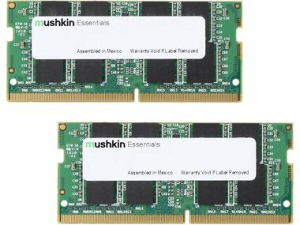 Mushkin Essentials 64GB (2x32GB) 2666MHz / DDR4 / SO-DIMM / CL19-19-19-43 / 1.2V (MES4S266KF32GX2)