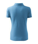 Dámske tričko Pique Polo azure blue XS