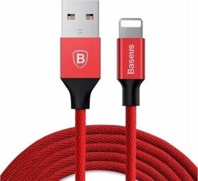 Baseus CALYW-A09 Kábel USB-A (M) - Lightning (M) 1.8 m červená (CALYW-A09)