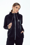 Drsná mikina Radical Sports Hoodie Zip Black