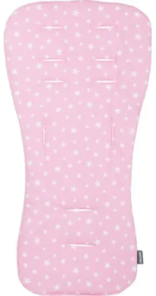 CHIPOLINO Mäkká podložka do kočíka Pink stars (VVPAD02402PINK)