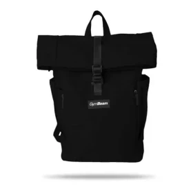 Batoh Rolltop Black - GymBeam (čierna) (109894-1-single_variant)