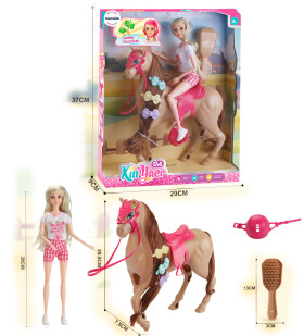 Mamido Mamido Bábika s koníkom a doplnkami MT1199