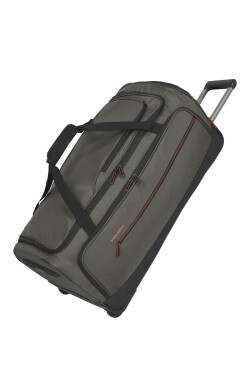 Cestovná taška na kolieskach Travelite Crosslite 5.0 Wheeled Duffle L Dark Olive